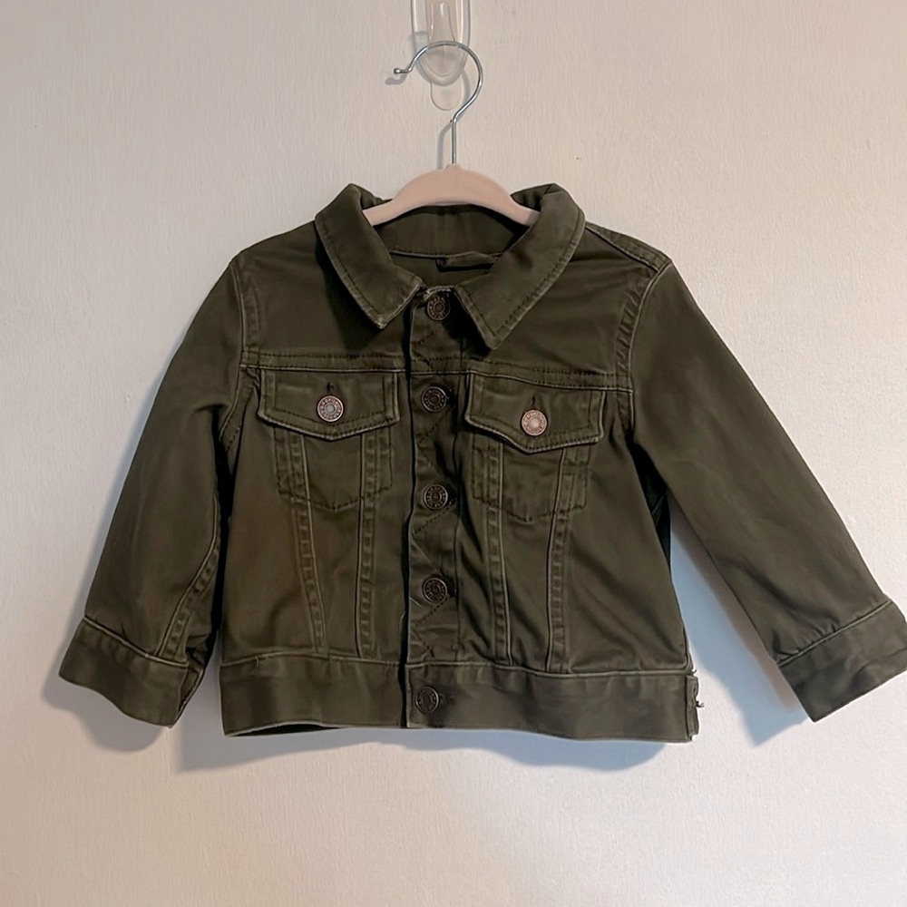 GAP Kids Olive Jean Jacket